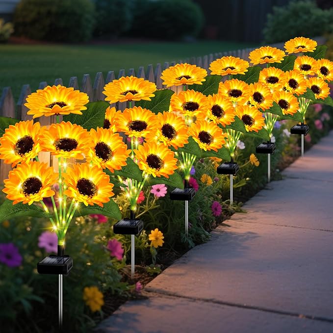 🌻Mother's Day Sale 49% OFF🌞Solar LED Sunflower Garden Lights