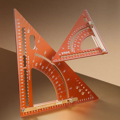 🔥LAST DAY 49% OFF - 🛠️📐Adjustable Aluminum Alloy Woodworking Triangle Ruler