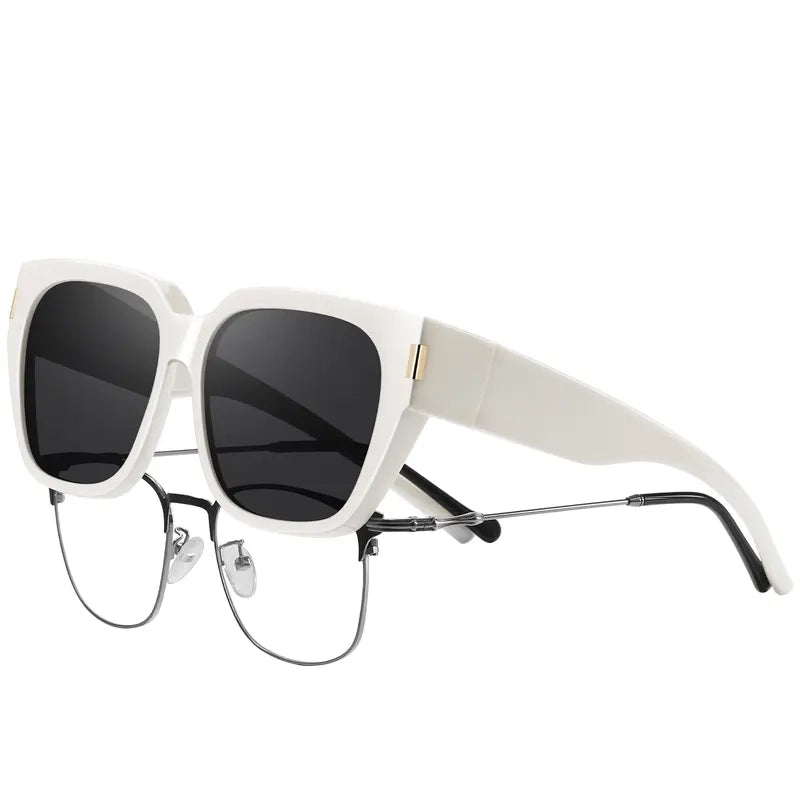 🎉LAST DAY - BUY 1 GET 1 FREE😎2026 New Polarized UV400 Protection Trendy Round Cat-eye Sunglasses 🕶️