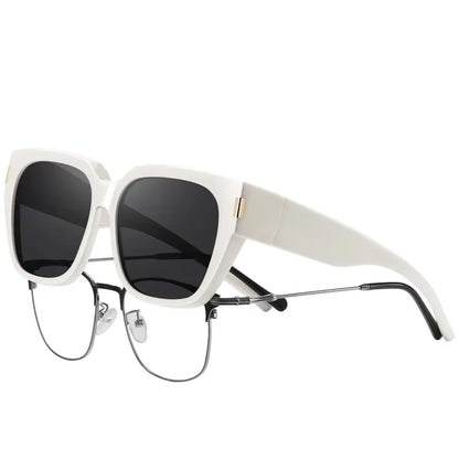 🎉LAST DAY - BUY 1 GET 1 FREE😎2026 New Polarized UV400 Protection Trendy Round Cat-eye Sunglasses 🕶️