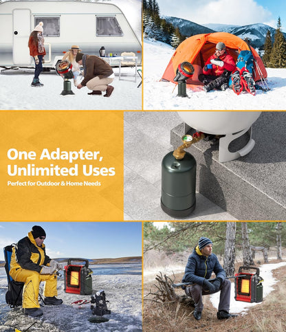 🔥 Top-Rated Propane Refill Elbow Adapter with Tank Gauge