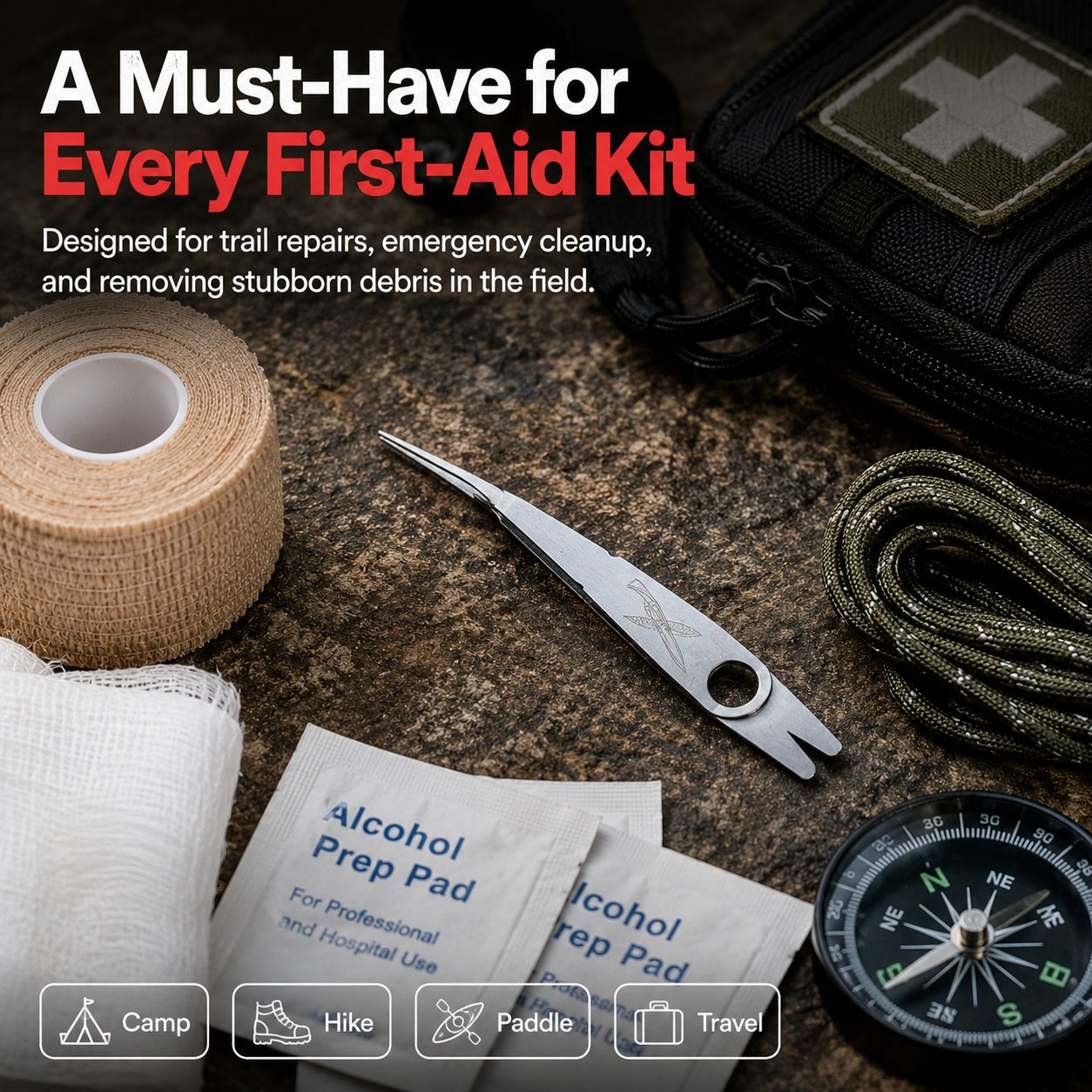 NRS Adventure Tweezers – Your Pocket-Sized First Aid Hero for the Great Outdoors