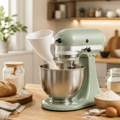 🔥LAST DAY 50% OFF ✨Flour Funnel for Kitchen Aid Stand Mixer