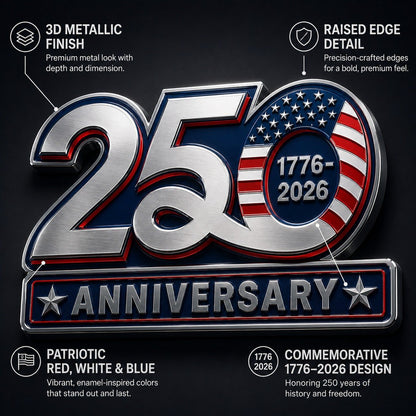 🎊Celebrate America’s 250th Anniversary with a Patriotic Car Emblem