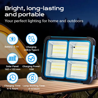 ✨💡Portable 288 LED Camping & Emergency Work Light