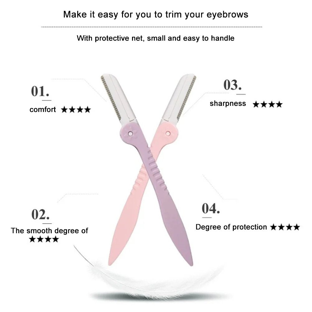 💖Eyebrow Stencil Kit for Women✨12 Reusable Styles with Head Strap & Razor