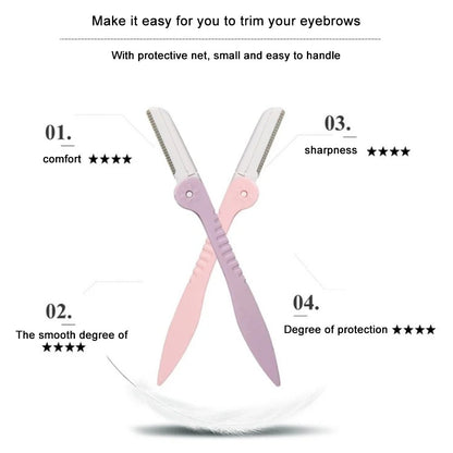💖Eyebrow Stencil Kit for Women✨12 Reusable Styles with Head Strap & Razor