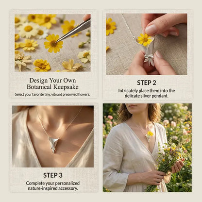🌼DIY Bouquet Necklace – Create your own custom floral accessory