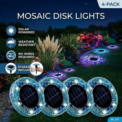 🔥FREE SHIPPING✨Waterproof Outdoor Glass LED Garden Stake Lighting