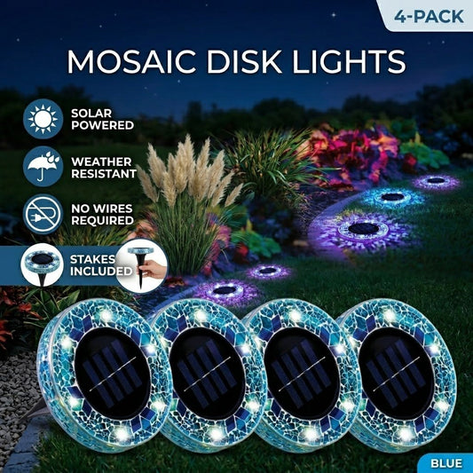🔥FREE SHIPPING✨Waterproof Outdoor Glass LED Garden Stake Lighting
