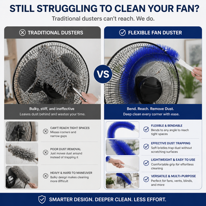 ✨ Reusable Bendable Microfiber Dust Cleaner