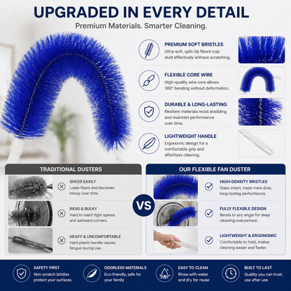 ✨ Reusable Bendable Microfiber Dust Cleaner