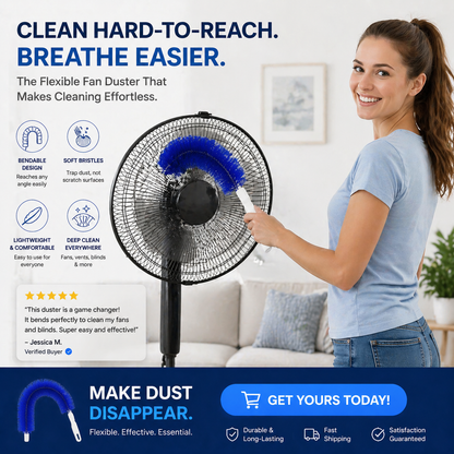 ✨ Reusable Bendable Microfiber Dust Cleaner