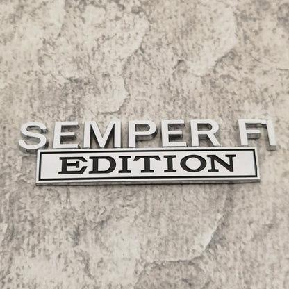🇺🇸🦅SEMPER FI EDITION Car Emblem Metal Badge