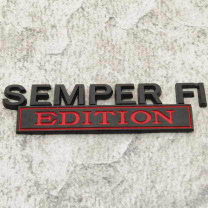 🇺🇸🦅SEMPER FI EDITION Car Emblem Metal Badge