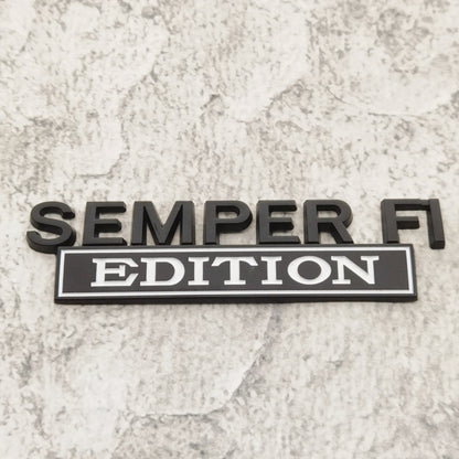 🇺🇸🦅SEMPER FI EDITION Car Emblem Metal Badge