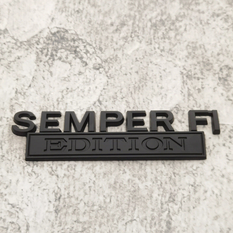 🇺🇸🦅SEMPER FI EDITION Car Emblem Metal Badge