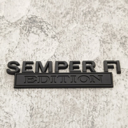 🇺🇸🦅SEMPER FI EDITION Car Emblem Metal Badge