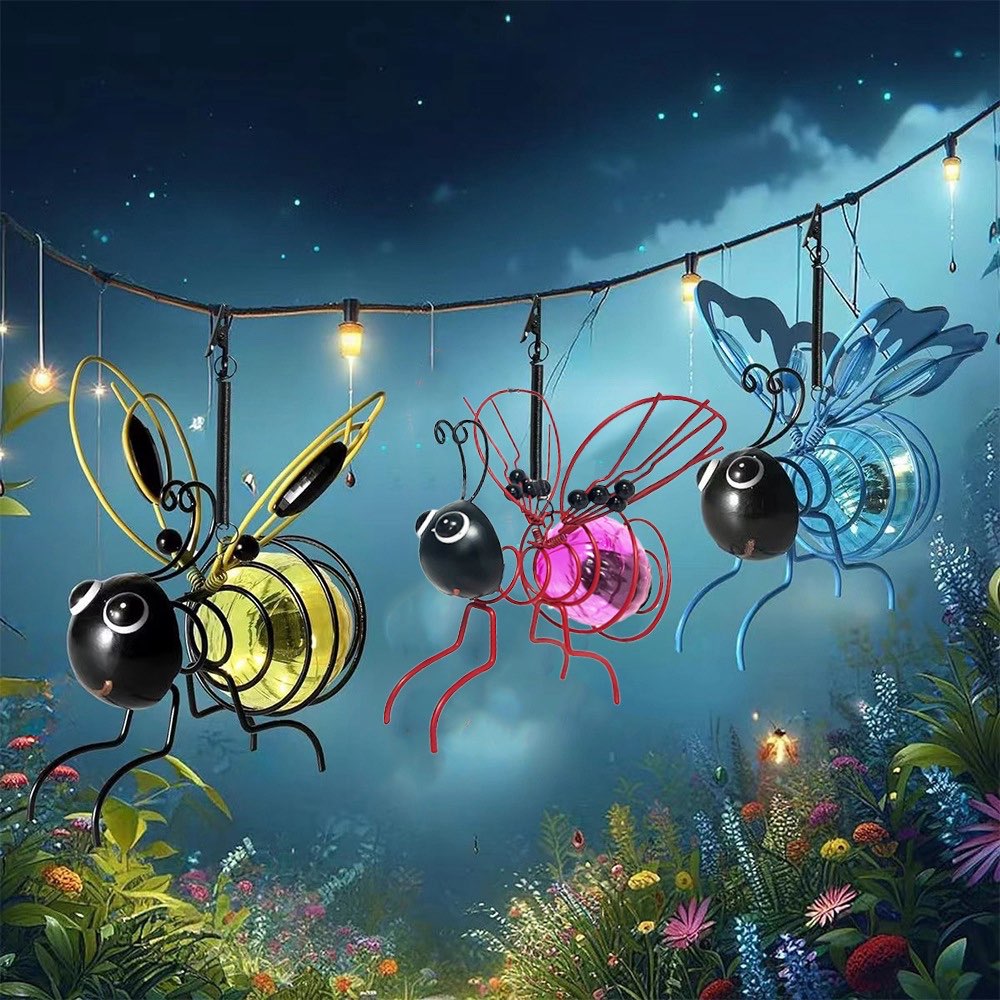 ✨This Week's Special Price $9.99💥 -Cute Hanging Solar Bee Light