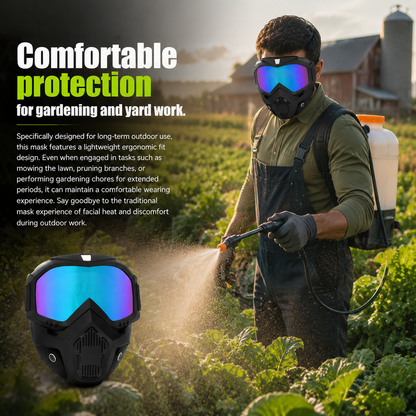 🔥 Full Face Cooling Anti-Fog Dustproof Outdoor Protection Mask