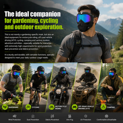 🔥 Full Face Cooling Anti-Fog Dustproof Outdoor Protection Mask