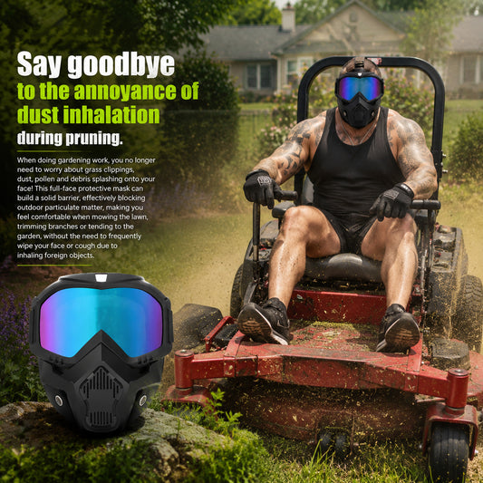 🔥 Full Face Cooling Anti-Fog Dustproof Outdoor Protection Mask
