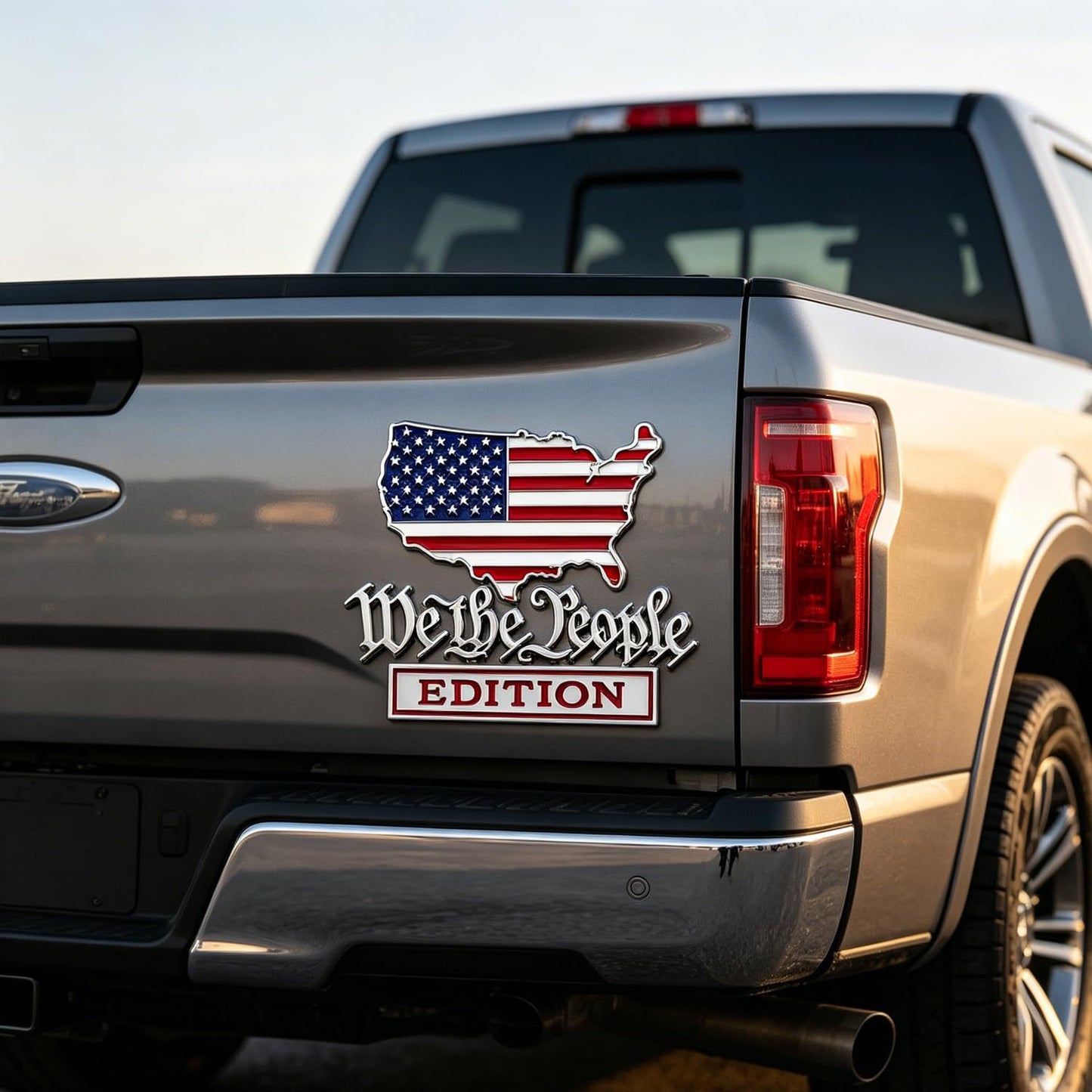 🔥🔥Patriot Flag Edition Metal Car Emblem Badge
