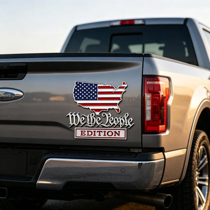 🔥🔥Patriot Flag Edition Metal Car Emblem Badge