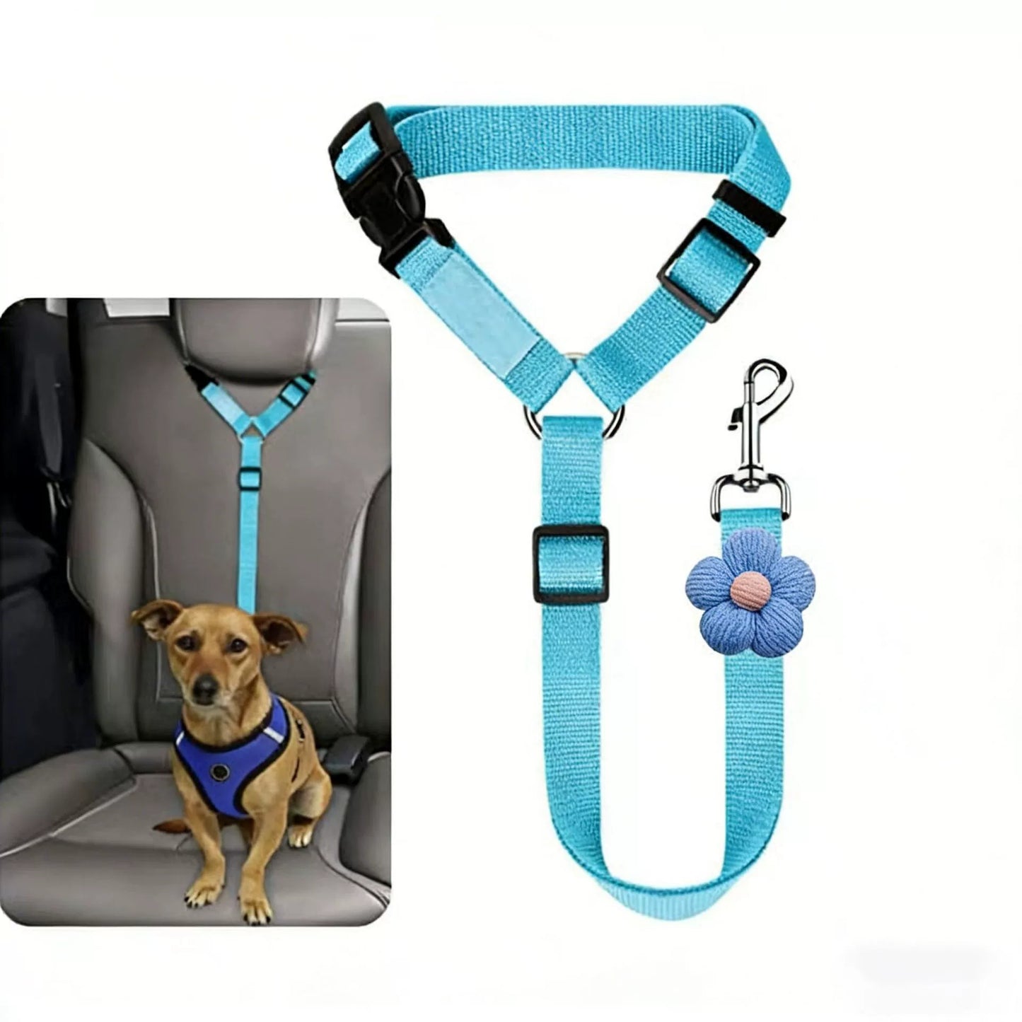 🔥BUY 1 GET 1 FREE 🎁2-in-1 Dog Car Seat Belt & Walking Leash