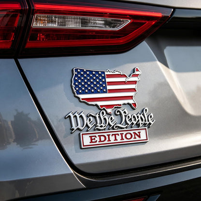 🔥🔥Patriot Flag Edition Metal Car Emblem Badge