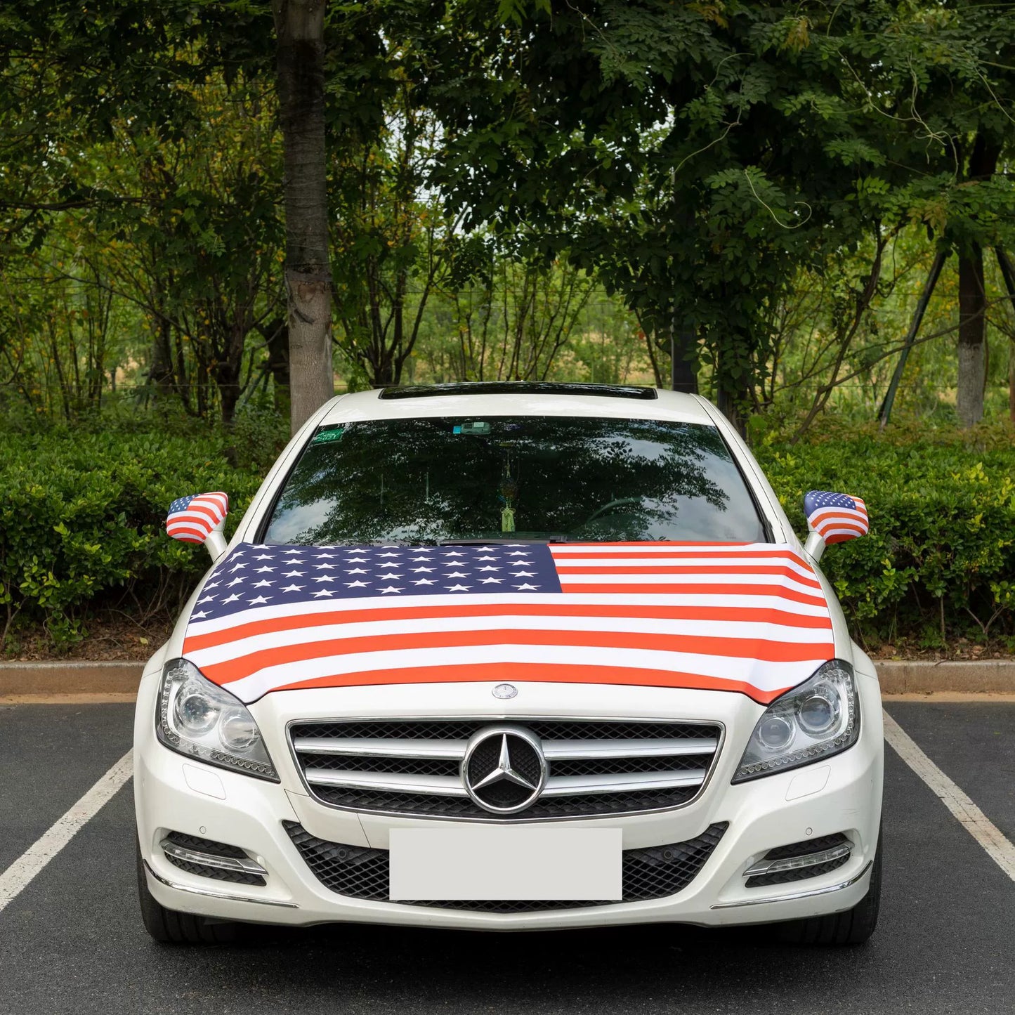Sale: 49% OFF-American Flag Car Hood Cover Universal Size