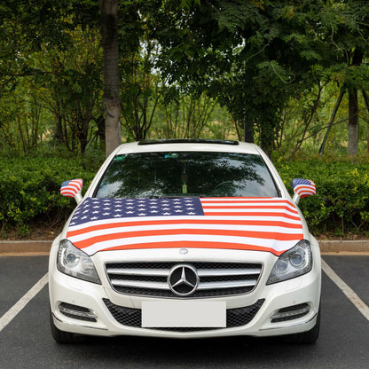 Sale: 49% OFF-American Flag Car Hood Cover Universal Size