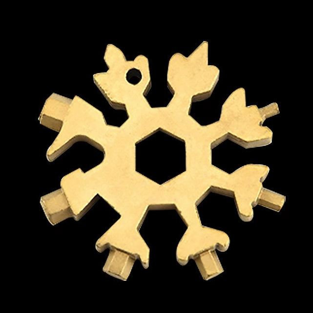 🛠❄️Stainless Steel Snowflake Multitool