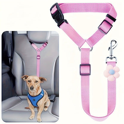 🔥BUY 1 GET 1 FREE 🎁2-in-1 Dog Car Seat Belt & Walking Leash