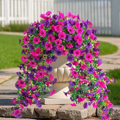 UV Protective Colored Artificial Morning Glory