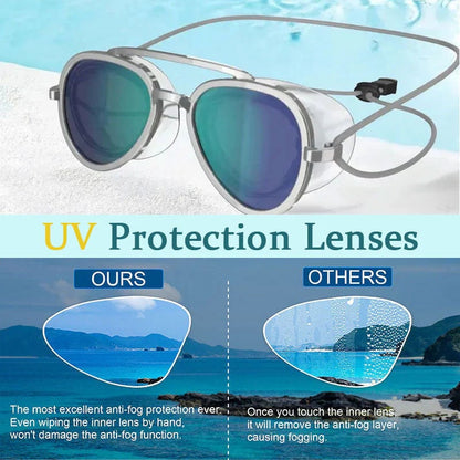 🔥LAST DAY 49% OFF - 😎✨SummerVibe Reflective Swim Goggles