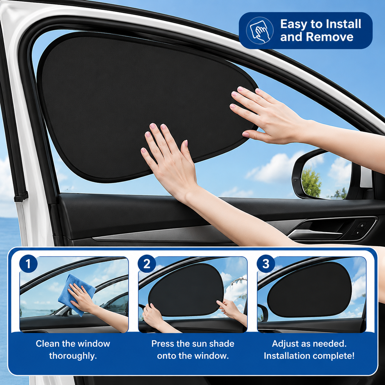 ☀️Summer Hot Seller 49% Off 🚘 Car Side Window Sunshade
