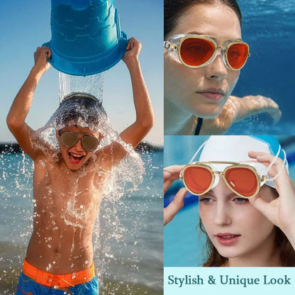 🔥LAST DAY 49% OFF - 😎✨SummerVibe Reflective Swim Goggles