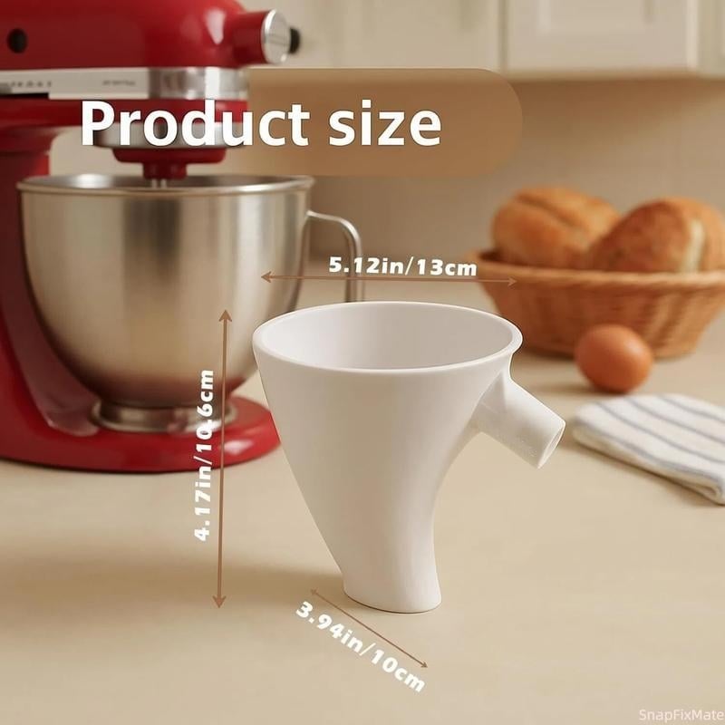 🔥LAST DAY 50% OFF ✨Flour Funnel for Kitchen Aid Stand Mixer