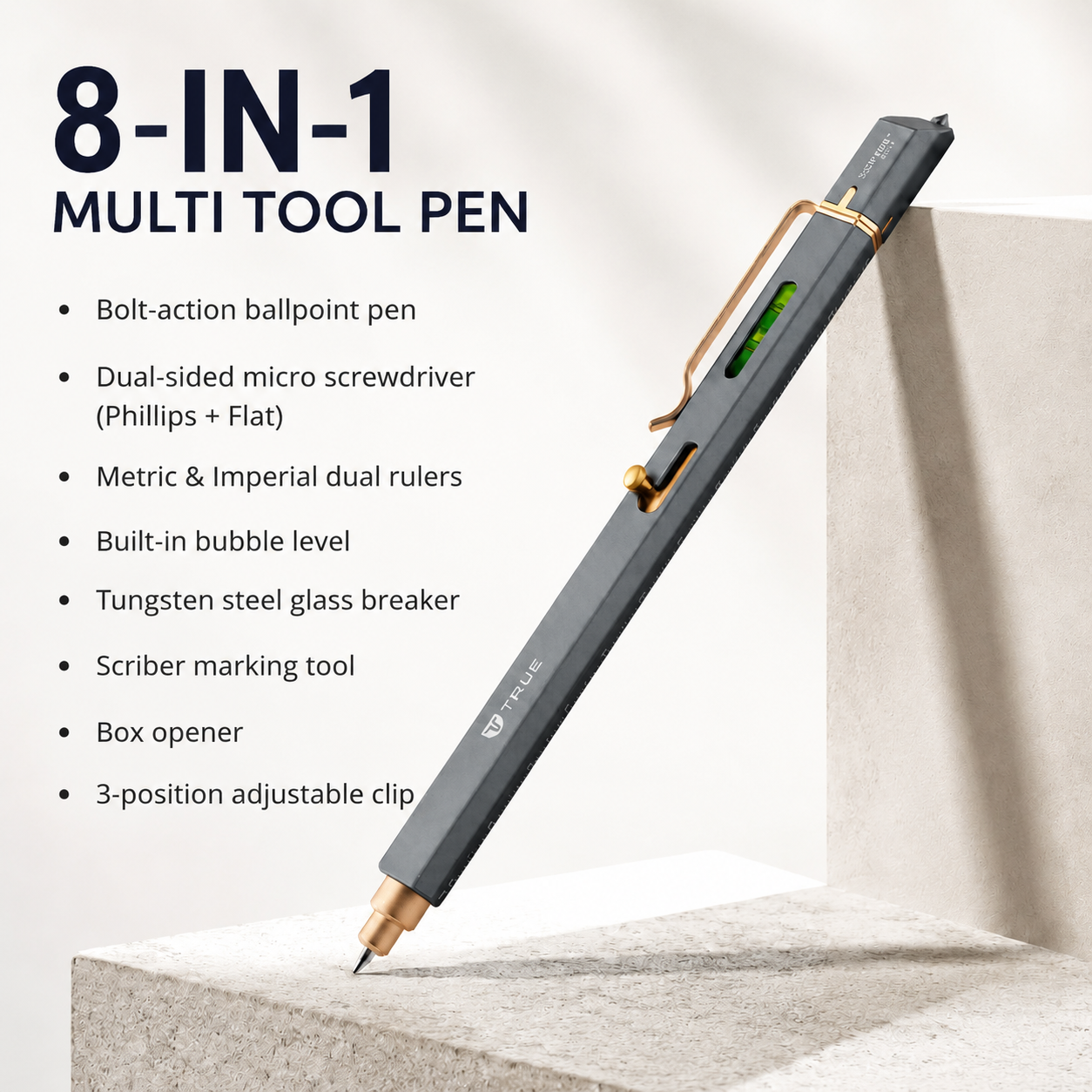 ✏️ TRUE SCRYBE BOLT Multitool Pen