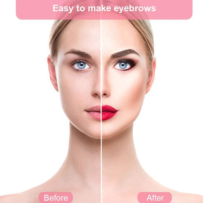 💖Eyebrow Stencil Kit for Women✨12 Reusable Styles with Head Strap & Razor