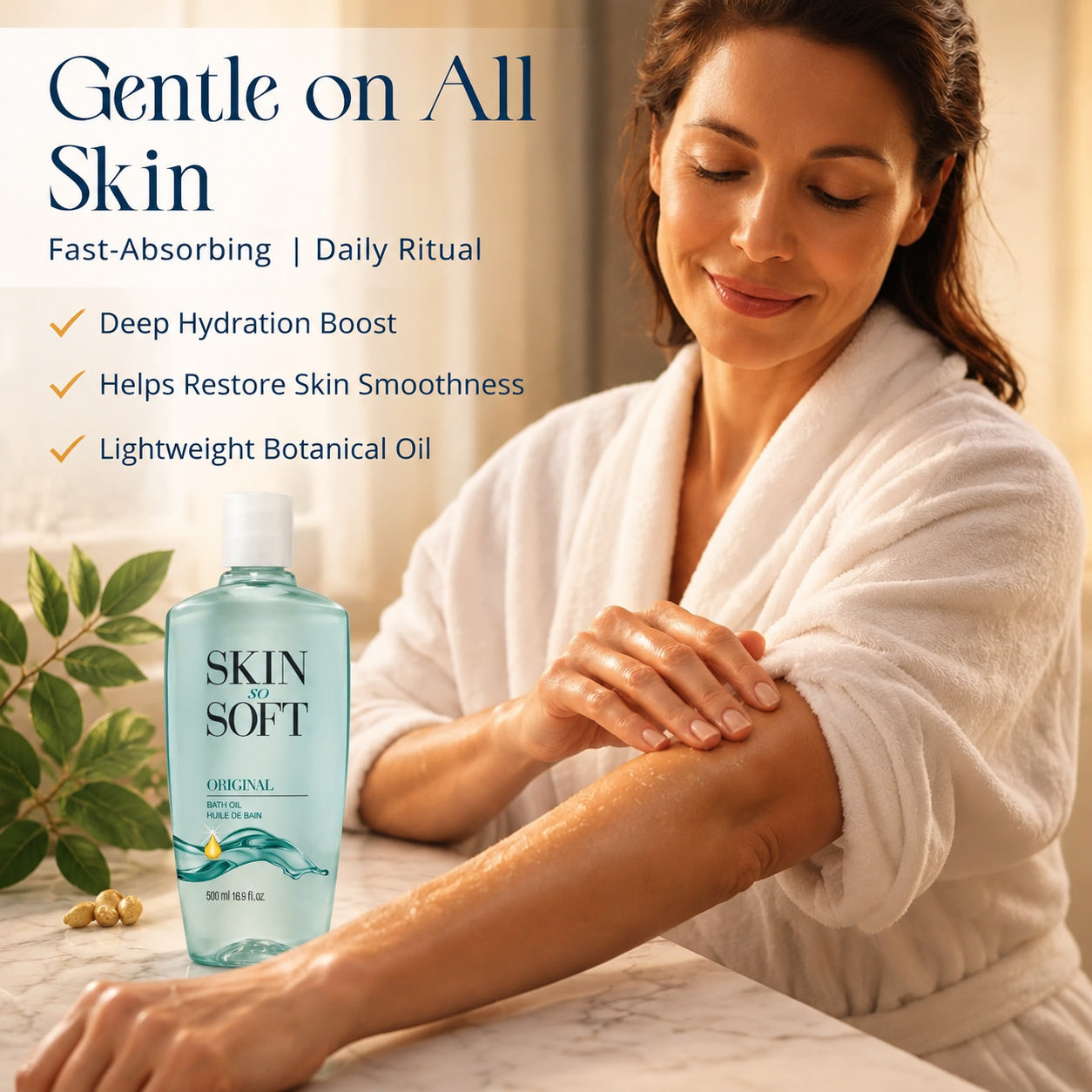 🛁 Indulge in Pure Luxury - 49% OFF - ✨ Skin So Soft Original Bath Oil - For Silky Smooth Skin & Natural Mosquito Protection!