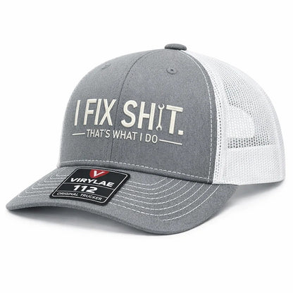 💥LAST DAY49% OFF-🛠️ I Fix Shit Trucker Hat – Funny Mechanic & Fixer Cap
