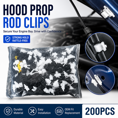 🛠️Universal Car Hood Support Rod Clips – Secure Your Engine Bay