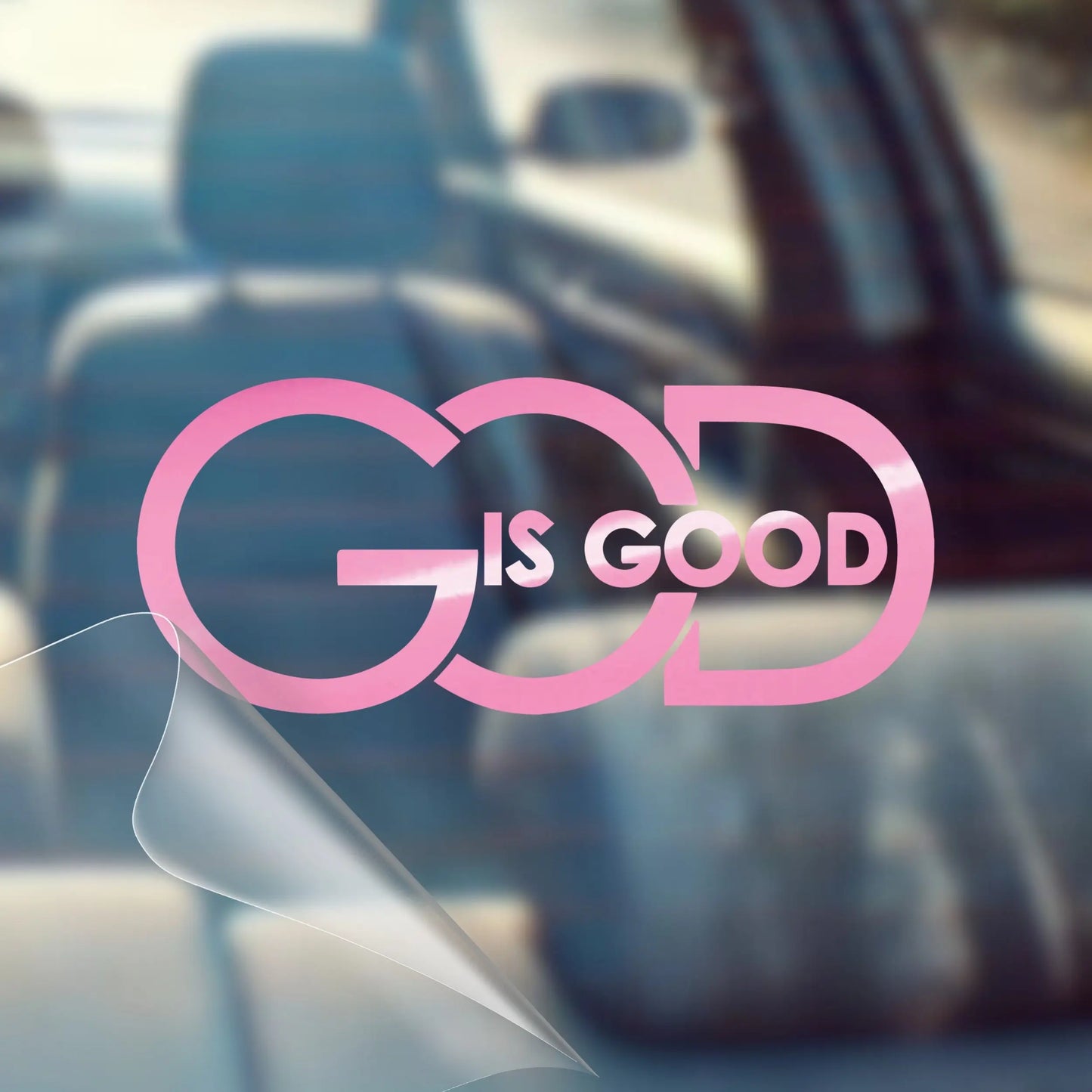 ✝️God Is Good Vinyl Decal – Christian Sticker (Outdoor Rated 5+ Years)