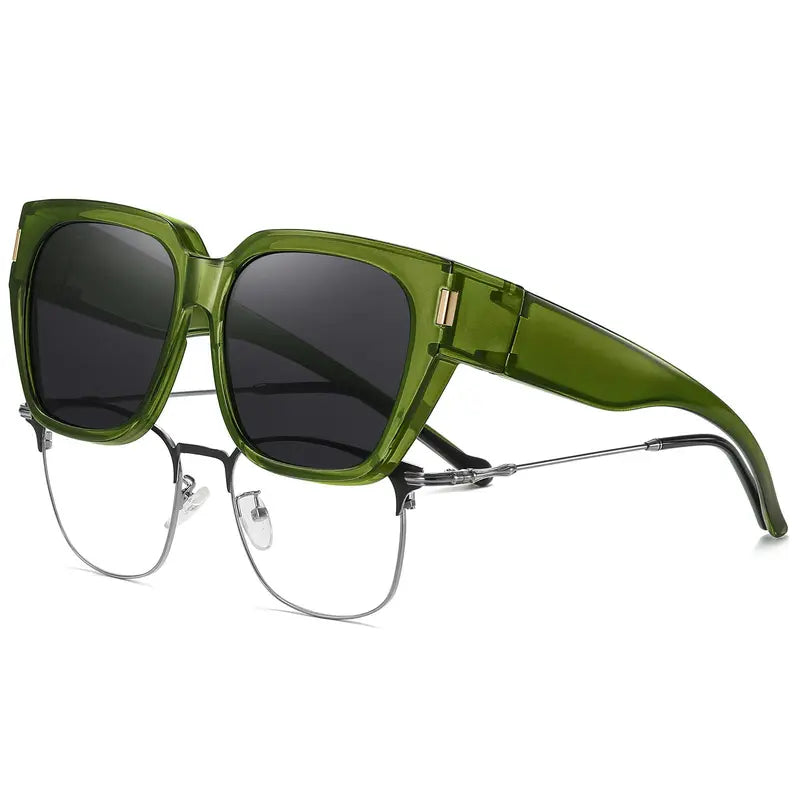 🎉LAST DAY - BUY 1 GET 1 FREE😎2026 New Polarized UV400 Protection Trendy Round Cat-eye Sunglasses 🕶️
