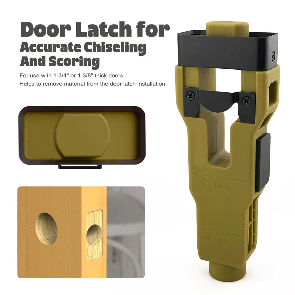 🔥BUY 2 FREE SHIPPING 🛠️Door Latch Mortise Tool For Use With 1-3/4" or 1-3/8" Thick Door