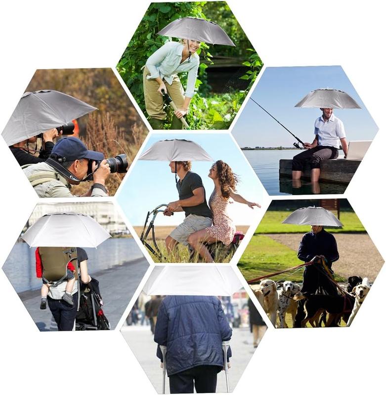 🎁Father's Day 49% OFF☂️Hands-Free Umbrella Hat – Wide Coverage Sun Protection for Outdoor Work
