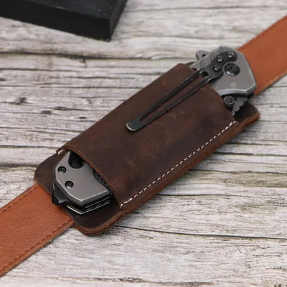 🔥The Ultimate Gift for Men🎁Leather Knife Sheath for Belt