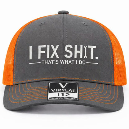 💥LAST DAY49% OFF-🛠️ I Fix Shit Trucker Hat – Funny Mechanic & Fixer Cap